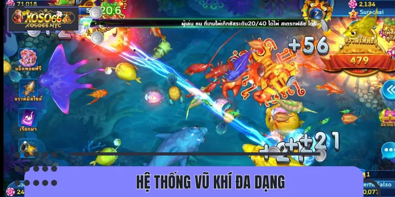 Sức mạnh vũ khí hiện đại, săn cá cực nhanh